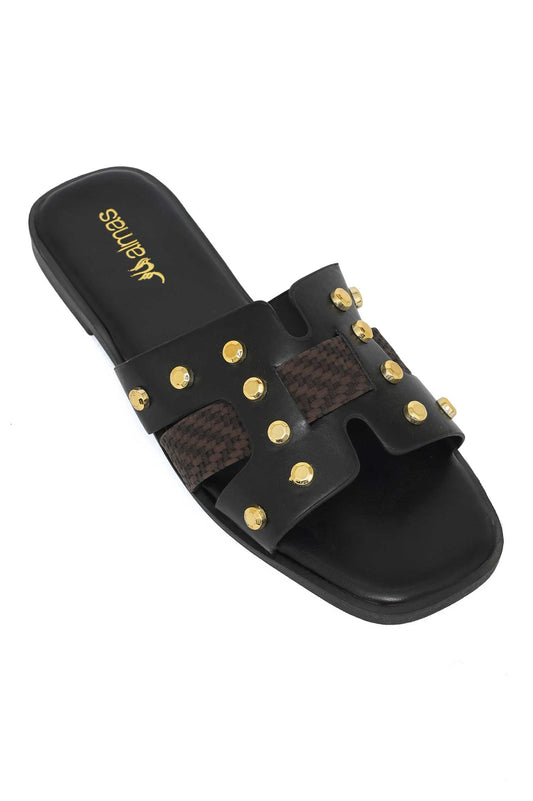 METAL SPARK SLIDE-BLACK