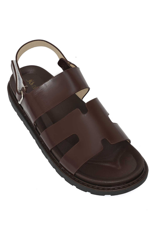 WESTPORT BLOCK STRAP SANDAL-COFFEE