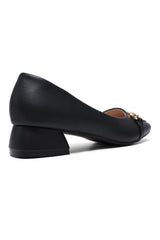 FLORENCE BLOCK HEELS-BLACK
