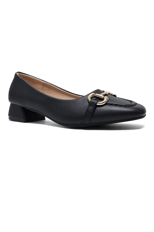 FLORENCE BLOCK HEELS-BLACK