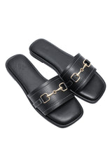 ARCH EQUESTRIAN SLIDES-BLACK