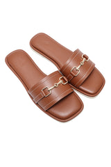 ARCH EQUESTRIAN SLIDES-CAMEL