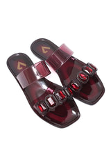 RUBY CRYSTAL CLEAR SLIDE-WINE