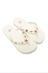 STARFISH DECOR SUMMER FLIP FLOP-OFFWHITE