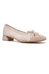ROSABELLE BLOCK HEELS-BEIGE