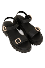 CHIC BUCKLE SANDALS