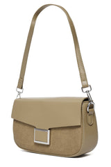 ARCHIVE LOCK FLAP BAG-DK/OLIVE