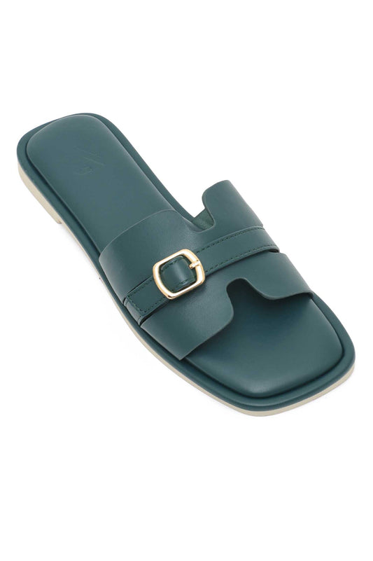 CUTOUT STRAP SQUARE SLIDE-TEEL