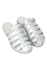 ARIA CAGED BUCKLE-SILVER