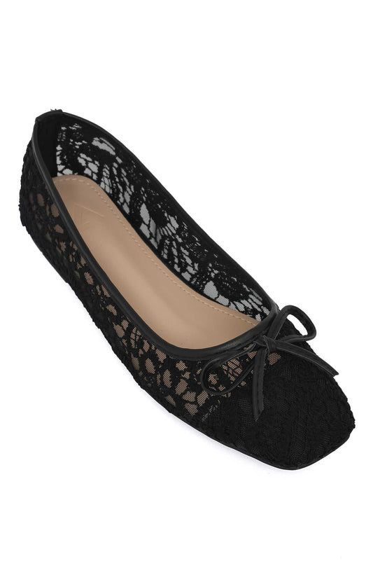 WHISPER BLOSSOM BALLET-BLACK