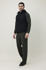 SLEEVELESS TRAIL JACKET-BLACK