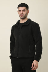 ULTRA CORE FLEECE JACKET-BLACK