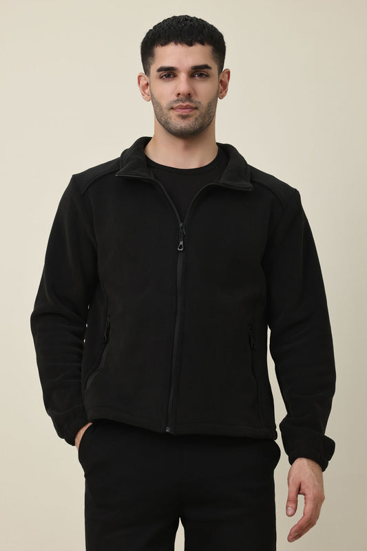 ULTRA CORE FLEECE JACKET-BLACK