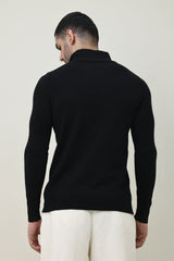 CLASSIC COMFORT SWEATER-BLACK