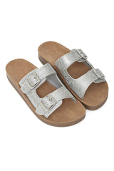 TWINKLE WALK COMFORT SLIDE-SILVER