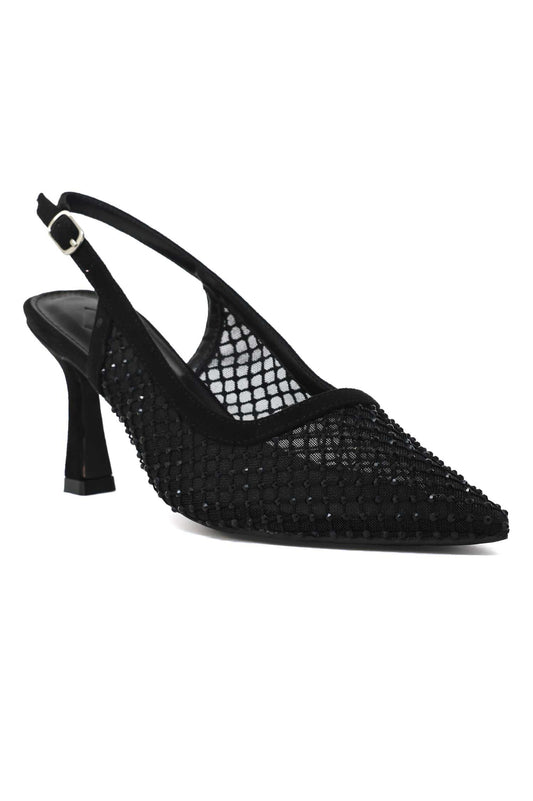 PRISMA SLING HEEL-BLACK