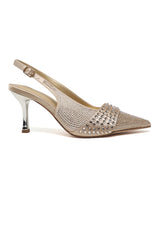 ROYAL EMBELLISHED HEEL-GOLD