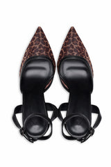 LEOPARD MESH SLINGBACK-LEOPARD