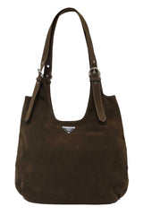 NOIR CURVE HOBO BAG-GREEN