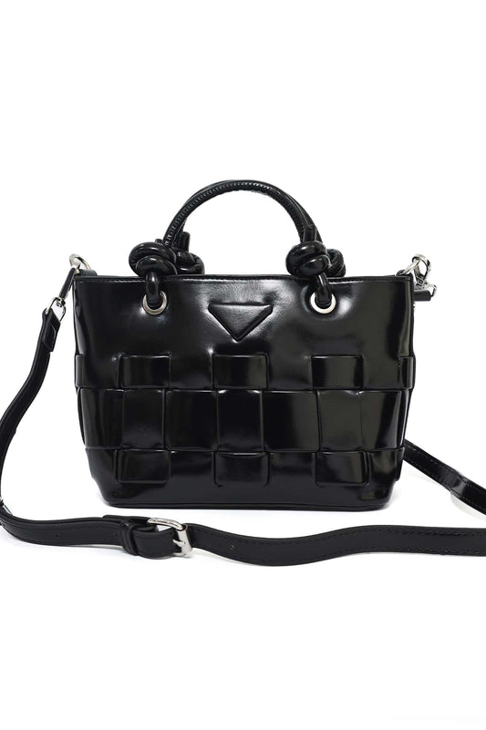 TACTILE GRID MINI BAG-BLACK