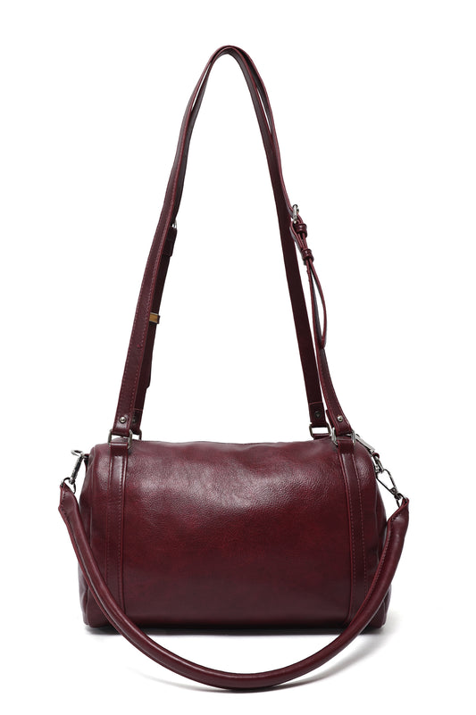 BARREL SHOULDER CARRY BAG-RED