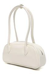 GRAND CURVE SHOULDER BAG-WHITE