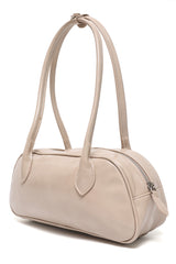 GRAND CURVE SHOULDER BAG-APRICOT