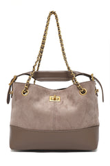 CLASSIC ARCH SHOULDER BAG-KHAKI