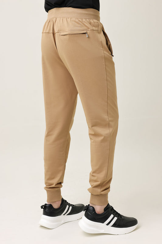 PLEAT DETAIL MODERN TROUSER-KHAKI