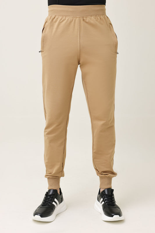 PLEAT DETAIL MODERN TROUSER-KHAKI