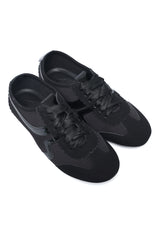 FEMININE LACE-UP SNEAKER-BLACK