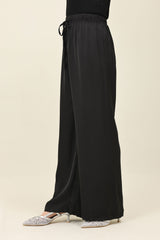 WHISPER GLIDE PALAZZO-BLACK