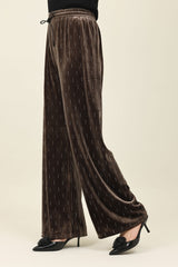 CASCADE VELVET BOTTOM-COFFEE