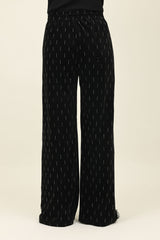 CASCADE VELVET BOTTOM-BLACK