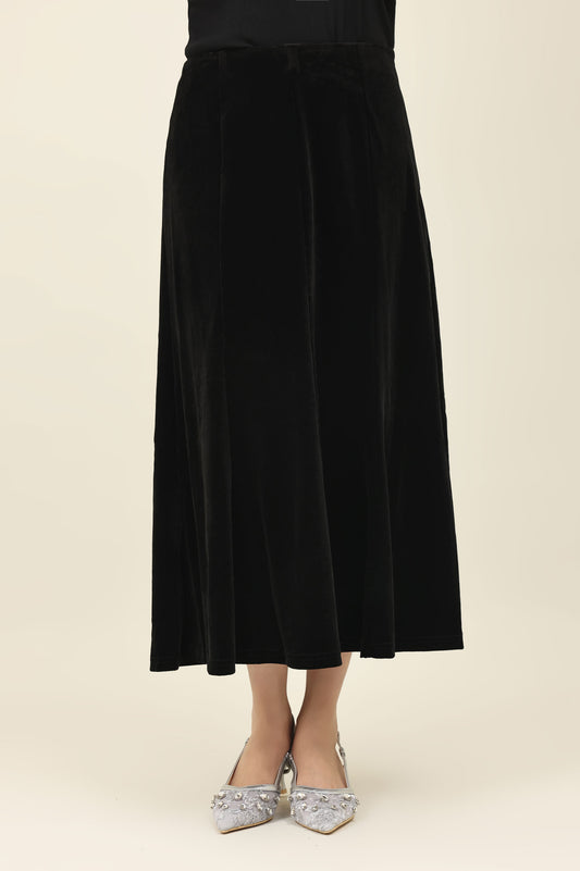 ELEMENT STANCE VELVET SKIRT-BLACK