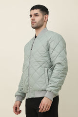 AEROFORM WINTER BOMBER JACKET-NAVY/MINT
