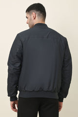 AEROFORM WINTER BOMBER JACKET-NAVY/MINT