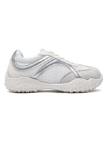 SPORTS LACE-UP SNEAKER-GREY/SLV