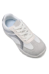 SPORTS LACE-UP SNEAKER-GREY/SLV