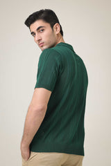 GROVE STITCH POLO-GREEN