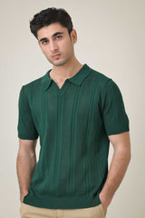 GROVE STITCH POLO-GREEN