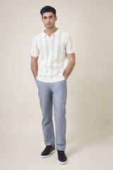 GROVE STITCH POLO-WHITE