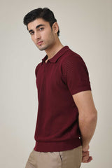 PEARLWEAVE CLASSIC POLO-PURPLE