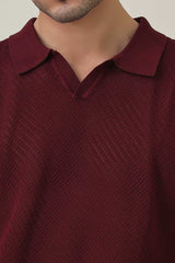 PEARLWEAVE CLASSIC POLO-PURPLE