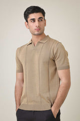 TEXTURELLO LOOM POLO-CAMEL