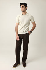 PRESTIGE COLLAR POLO-APRICOT