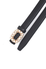 PEARL EMBRACE BELT-BLACK