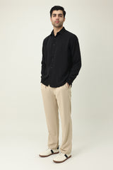 CASUAL DRAWSTRING TROUSER-KHAKI