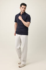 CIPHER LINE TAILORED FLOW BOTTOM-BEIGE