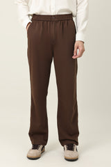 CIPHER LINE TAILORED FLOW BOTTOM-COFFEE